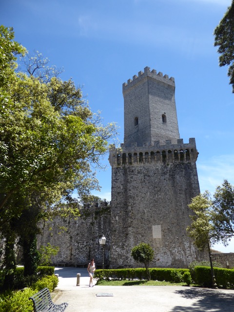 Erice, medieval walled hilltop town.