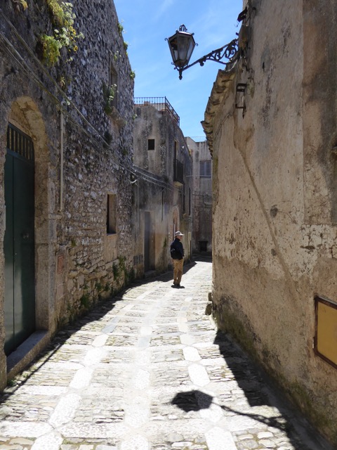 Erice, medieval walled hilltop town.