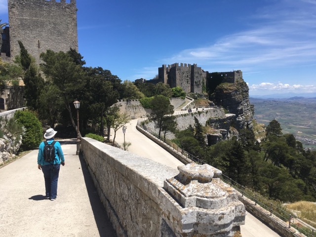Erice, medieval walled hilltop town.