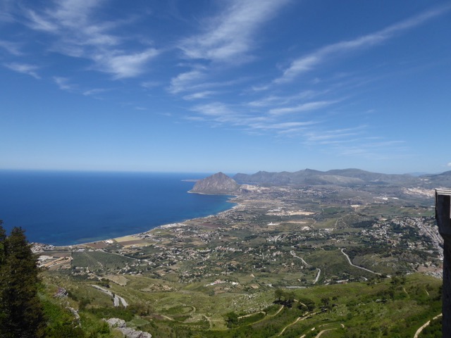 Erice, medieval walled hilltop town.