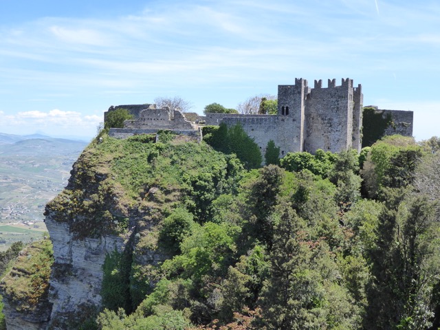 Erice, medieval walled hilltop town.