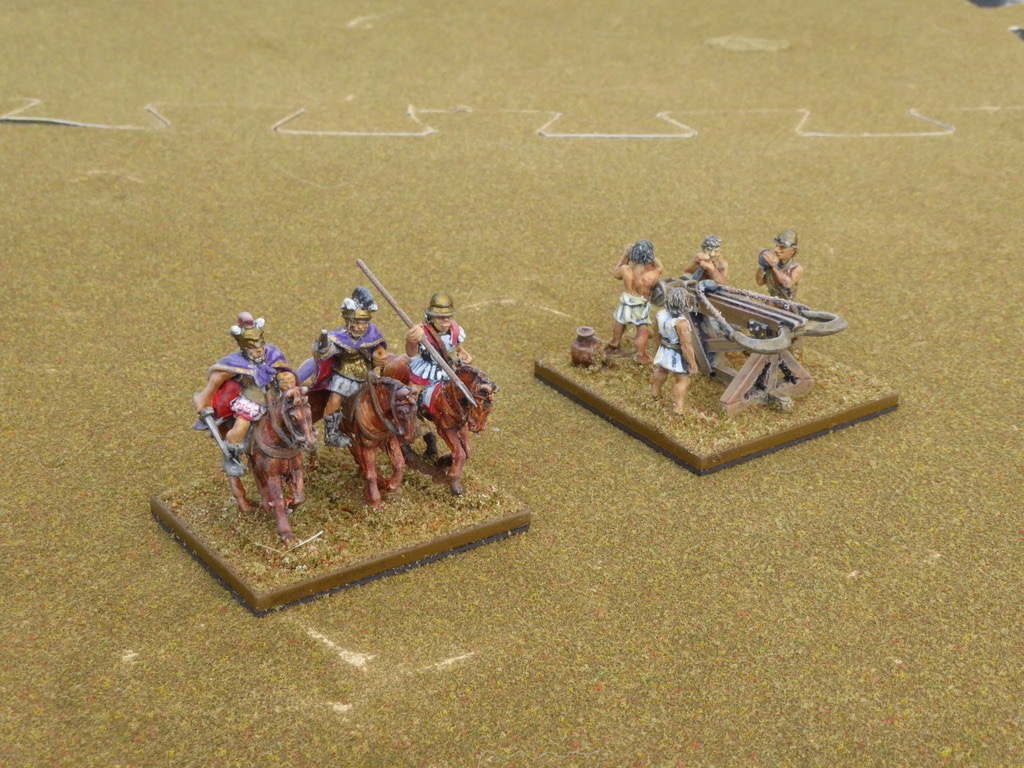 I/56a Kyrenean mounted general (Cav) and II/5f Phokian stone thrower. (Xyston).