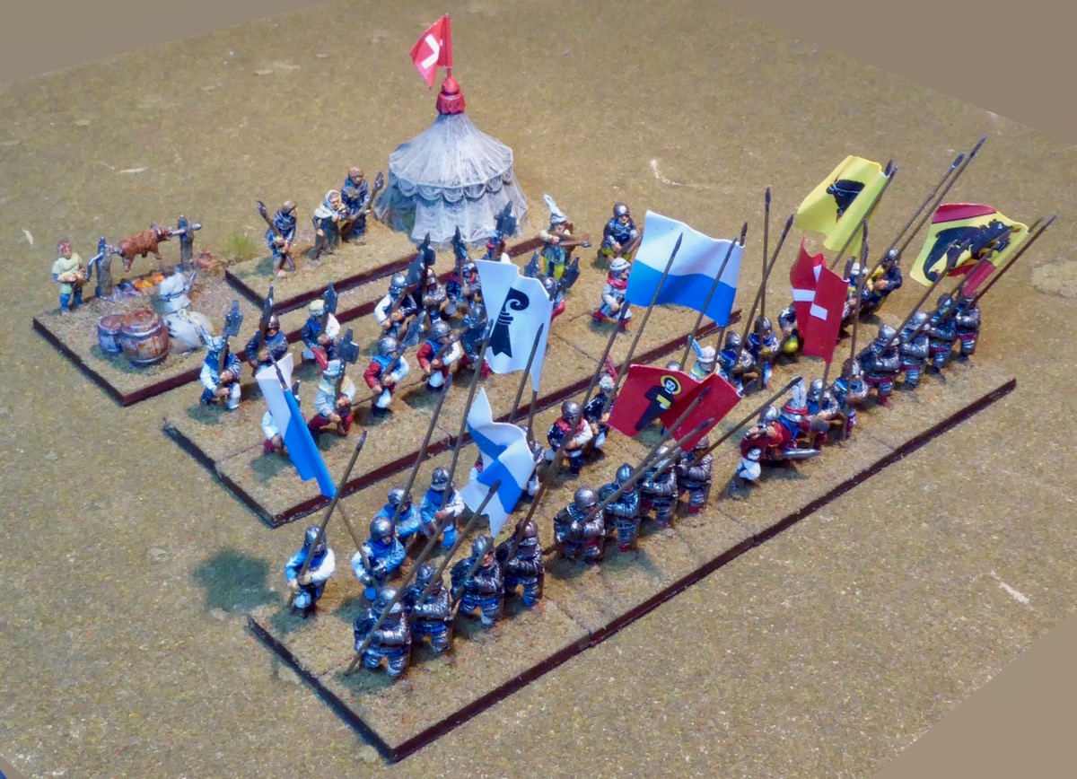 IV/79b. The whole army, with options. Figures are by Legio-Heroica