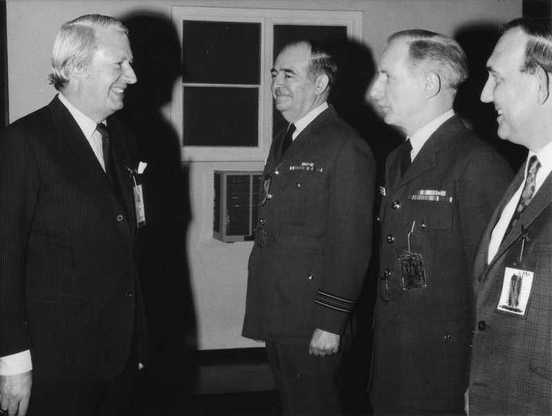 RAF Gatow, with Edward Heath